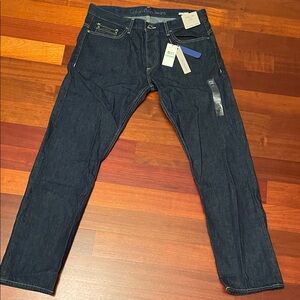 Calvin Klein Men's Dark Blue Slim Mince Jeans